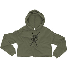 Load image into Gallery viewer, Anti-World Logo Crop Top Hoodie