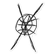 Load image into Gallery viewer, "Anti-World" Hand-Drawn Logo Bubble-Free Stickers